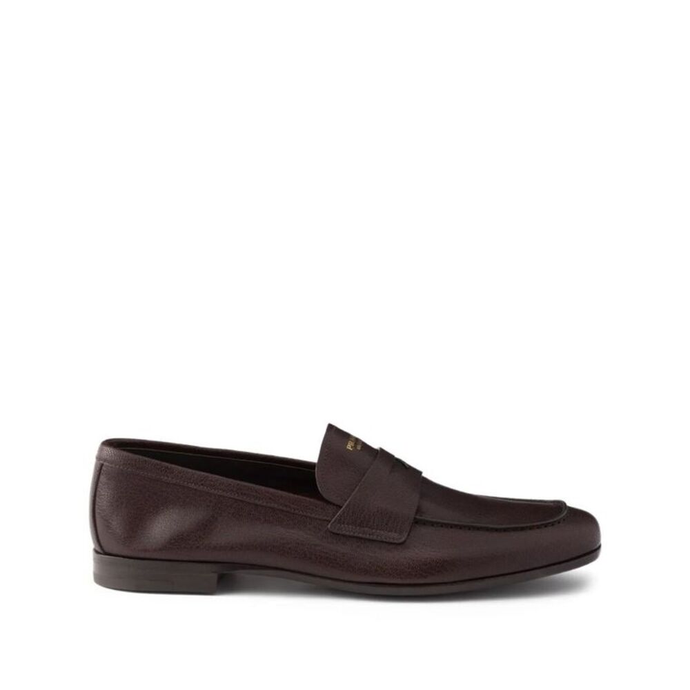 Leather Loafers With Band Women